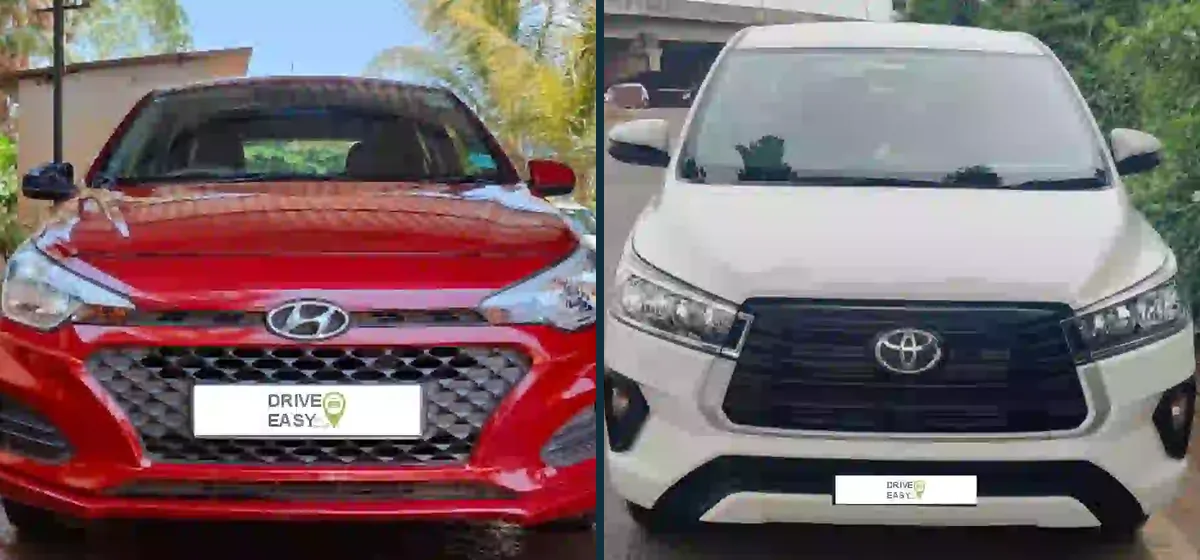 Drive Easy Innova Crysta taxi and self drive cars in Goa